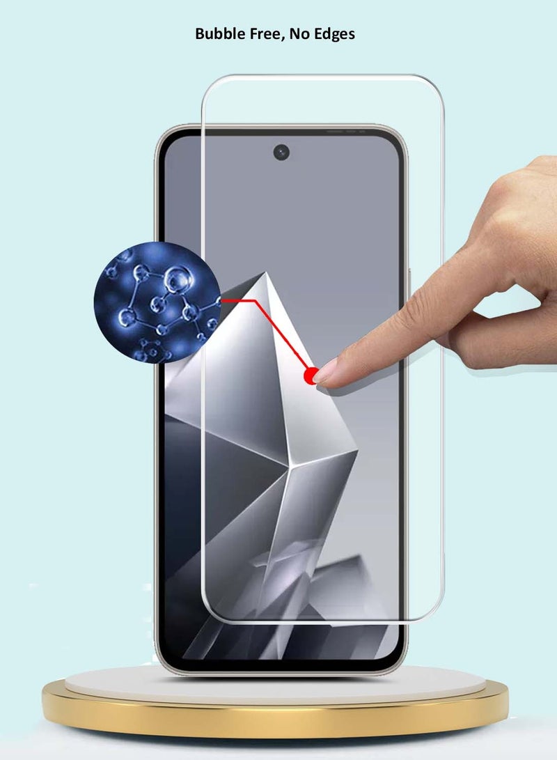 GMAX Infinix Note 50x 5G 2025 GMAX Premium Series Curved Edges 9H 2.5D Tempered Glass Screen Protector - Clear - Image 4