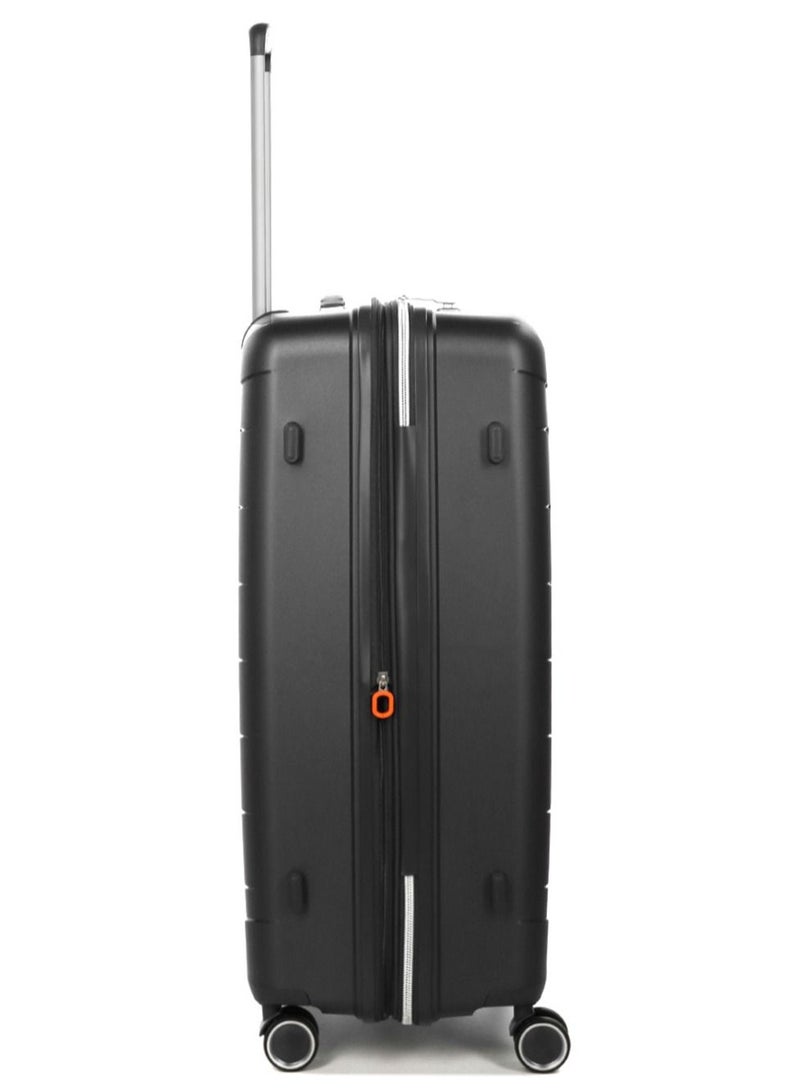 Jump Furano 2 PP Hard Expandable Suitcase Luggage Trolley 76 cm Large Charcoal - Image 3