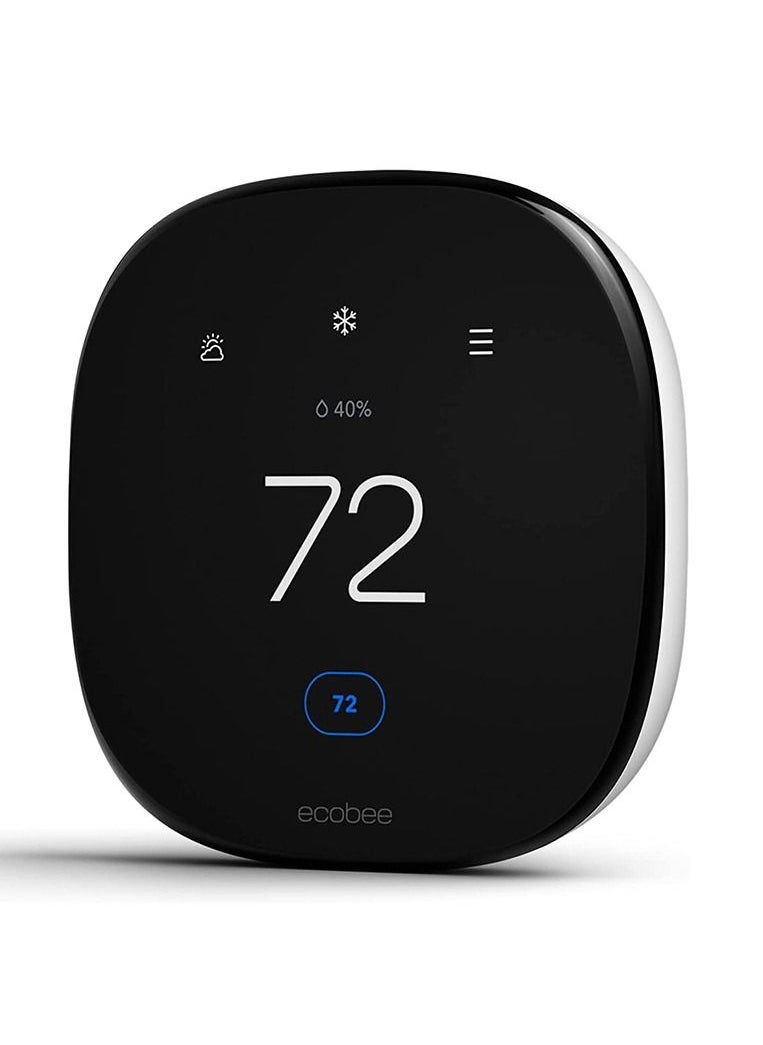 Ecobee - Smart Thermostat Enhanced 6Th Gen Without Sensor Black Eb-State6L-01 - Image 1