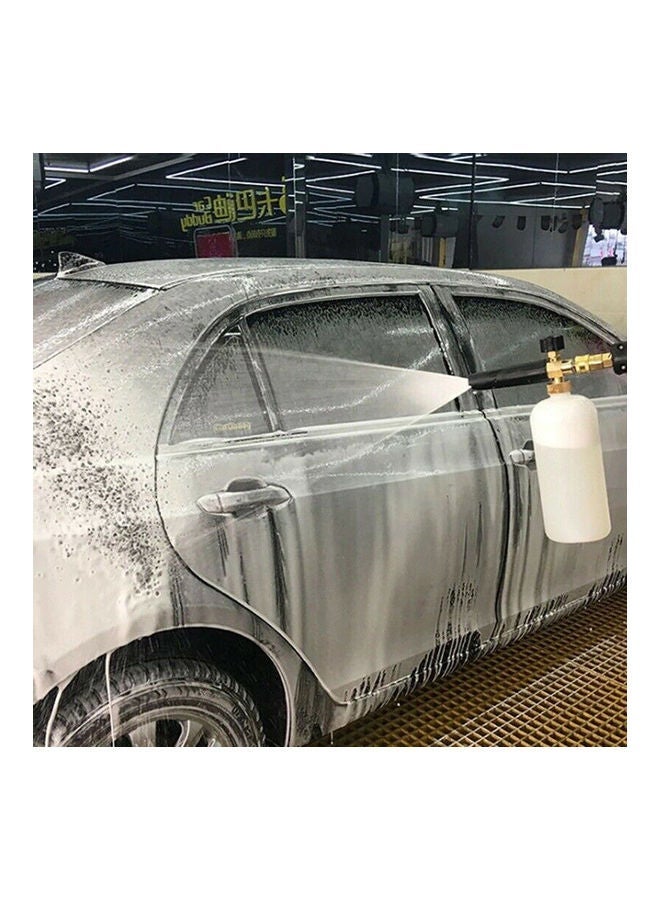 NIBEMINENT 1/4 Inch Snow Foam Washer Sprayer Car Wash Soap Lance Spray Pressure Jet Bottle - Image 2