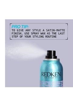 REDKEN Redken Spray Wax Invisible Texture Mist | High Impact Finishing Spray-Wax | Adds Volumizing Body, Dimension & Tames Flyaways | Medium Control |For All Hair Types  - Image 4