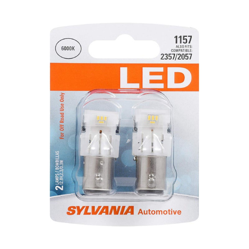 Sylvania مصباح LED أبيض SYLVANIA 1157SL.BP2، (يحتوي على 2 مصباح) - Image 5