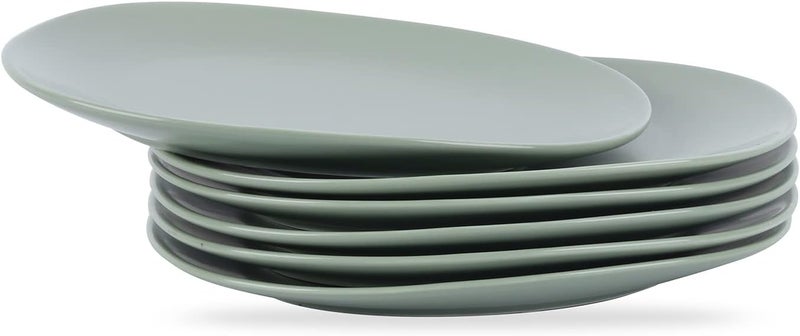 Stone lain Delilah Salad Plate 6Piece Dish Set Porcelain Honeydew 6 Salad Plates - Image 2