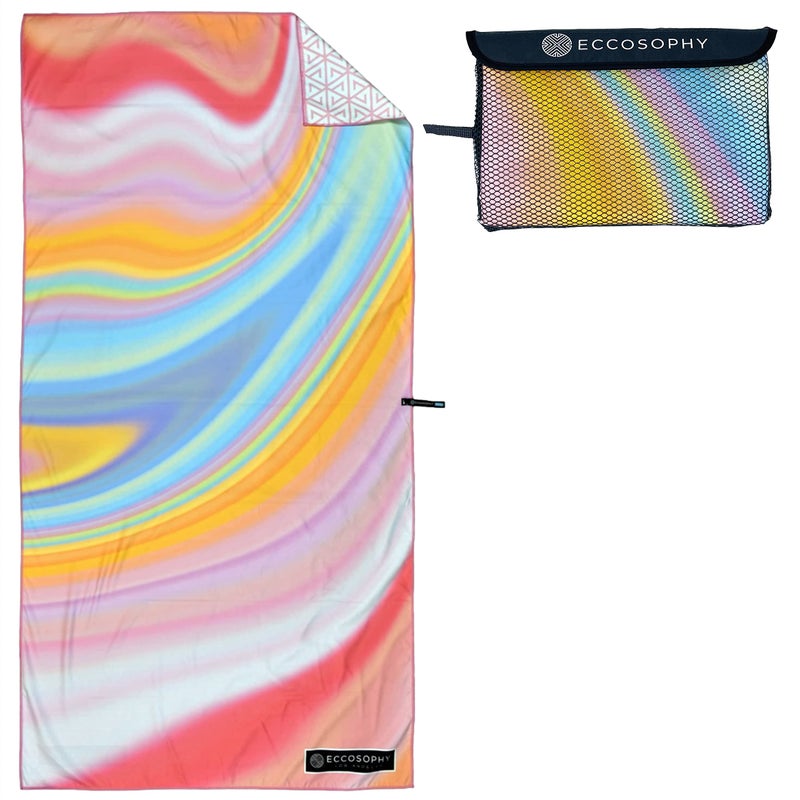 ECCOSOPHY Microfiber Beach Towel Sand Free Towels are Quick Dry Light Weight Super AbsorbentPerfect Pool Travel Cruise Camping Essentials Oversized Extra Large for Adults Maldives