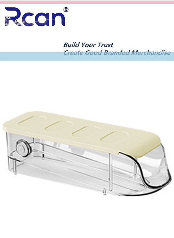 Rcan - 3 Layer Rolling Stackable Style Support Rack Egg Storage Box Tray Container Kitchen Countertop Reusable Multifunctional Clear Egg Holder Special Artifact Household Keep Fresh for Refrigerator Organize - Image 1
