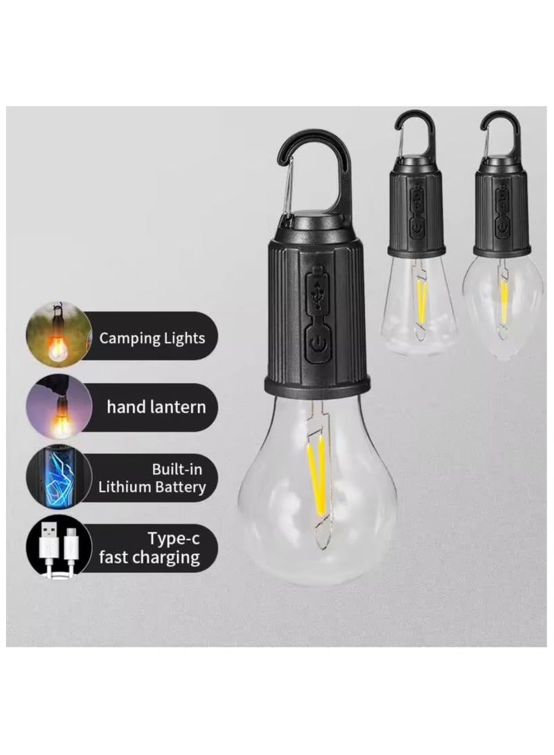 ريبنيو أورانوس مصباح تخييم محمول وقابل لإعادة الشحن مصباح معلق خارجي من النوع C شحن مقاوم للماء ( T01) - Image 2