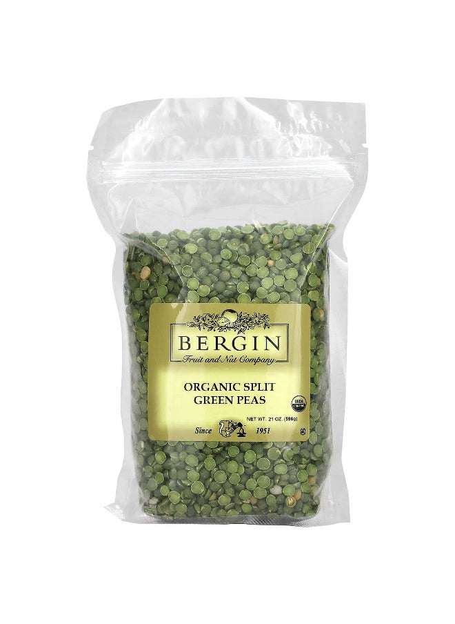 Bergin Fruit and Nut Company Bergin Fruit and Nut Company, Organic Split Green Peas, 21 oz (596 g)  - Image 1