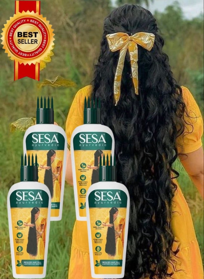 Sesa 4 Pieces Ayurvedic Hair Oil With Bhringraj Extract 100ML - Image 1