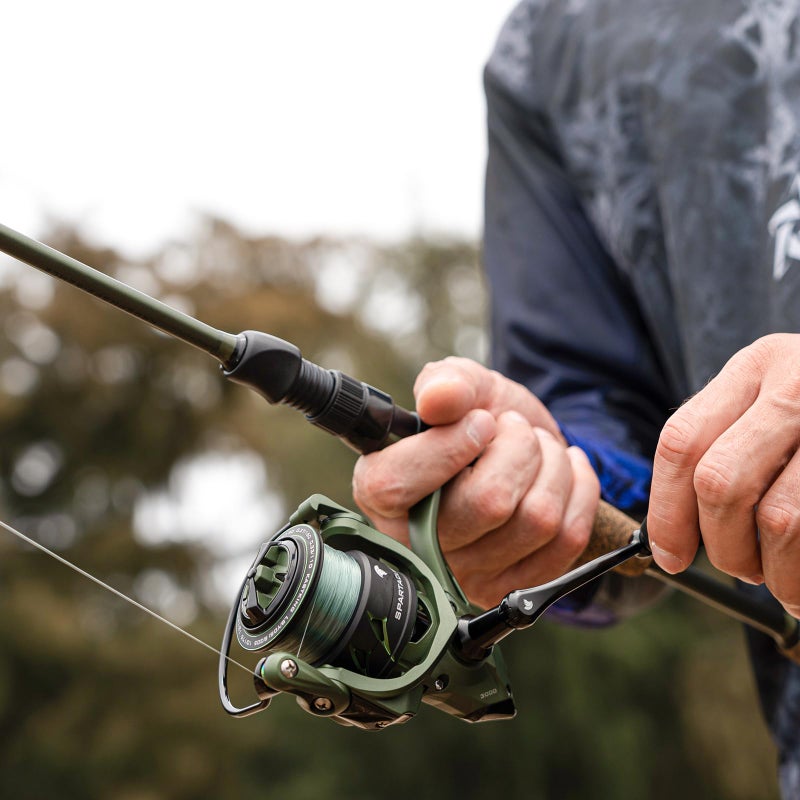 KastKing Spartacus II Spinning Fishing Reel Combo,6'8" M,2000 Reel - Image 2