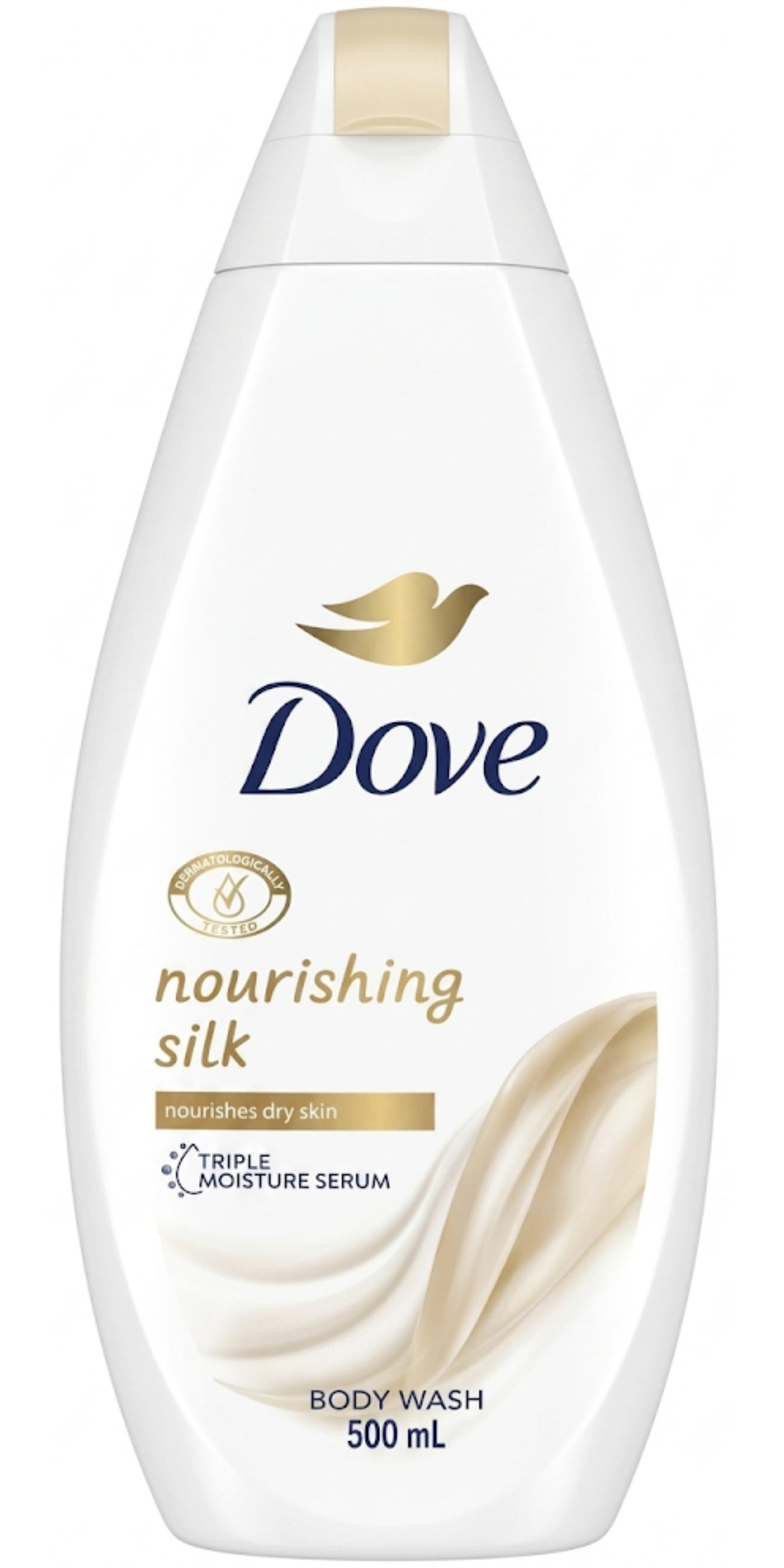 Dove Nourishing Silk Nourishing Dry Skin Body Wash 500ML