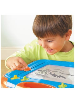 TOMY Tomy Classic Mega Sketcher: Practical Drawing Tool for Creative Kids | Develop Motor Skills | Tabletop Mount | Ideal for Home Play, Multi-Colour  - Image 3