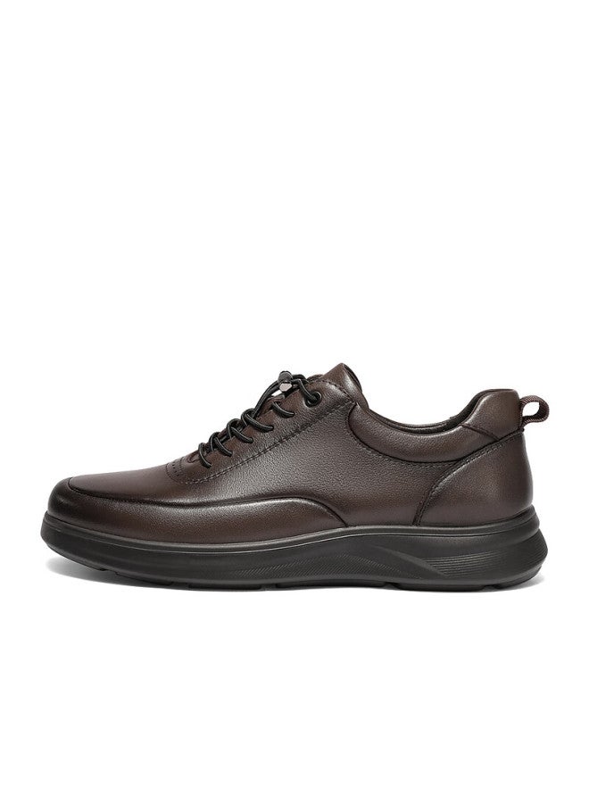Senda a Men's Winter Leather Casual Sneakers Jdz71dm5 Brown Size 43 - Image 2