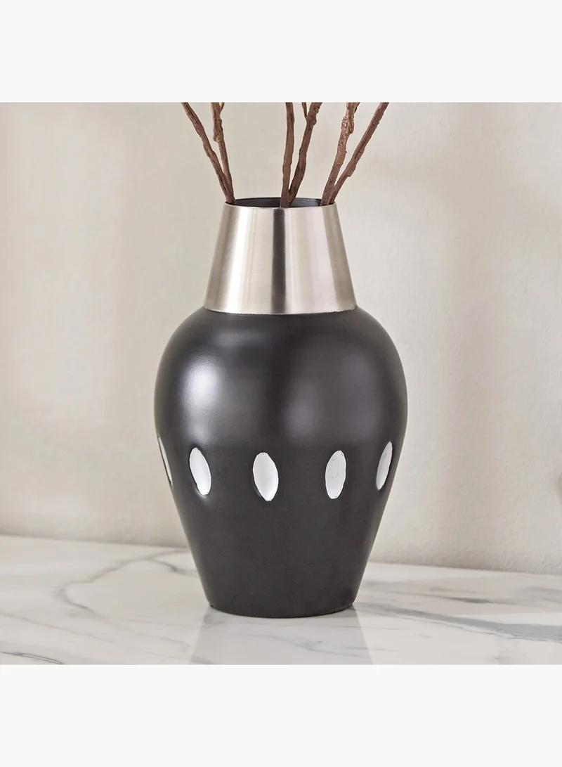 Home Box Ornate Metal Vase