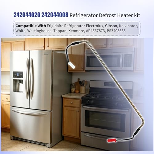 Ytpoools 242044020, 242044008 Refrigerator Defrost Heater kit, Compatible With Frigidaire Refrigerator Electrolux, Gibson, Kelvinator, White, Westinghouse, Tappan, Kenmore, AP4567873, PS3408665 - Image 3