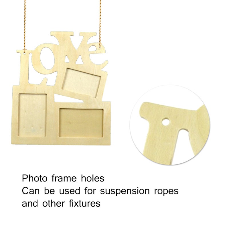 3-Photo Frame Creative Display - Fade-Resistant Durable Material for Home Decor DIY Projects - Image 4