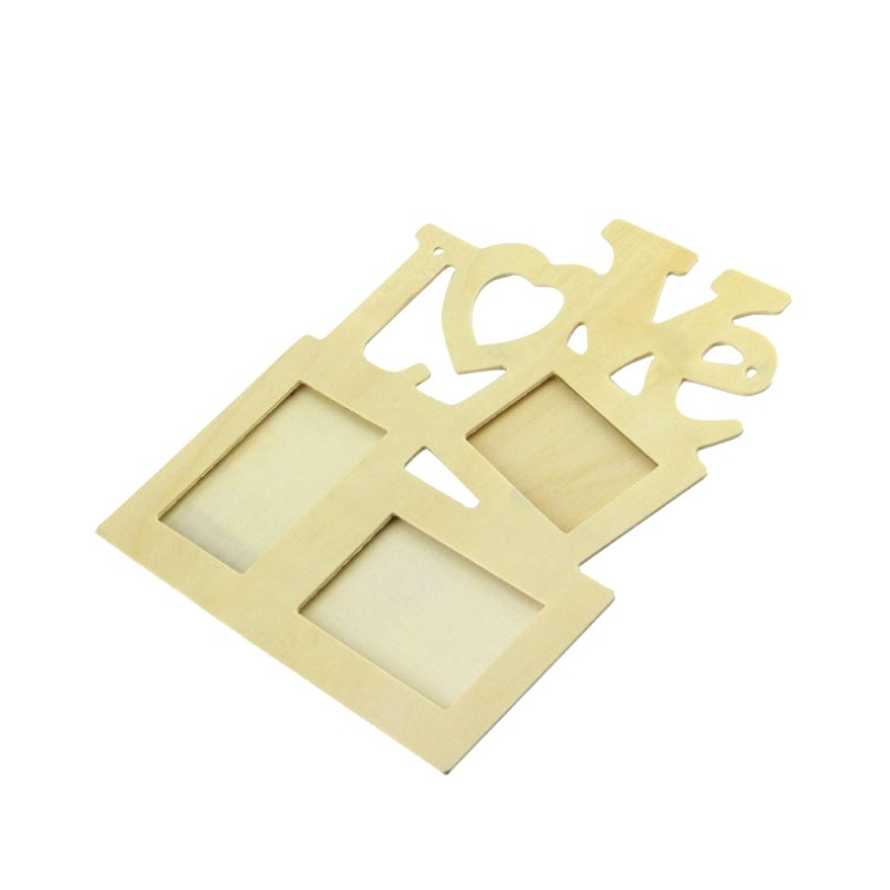3-Photo Frame Creative Display - Fade-Resistant Durable Material for Home Decor DIY Projects - Image 1