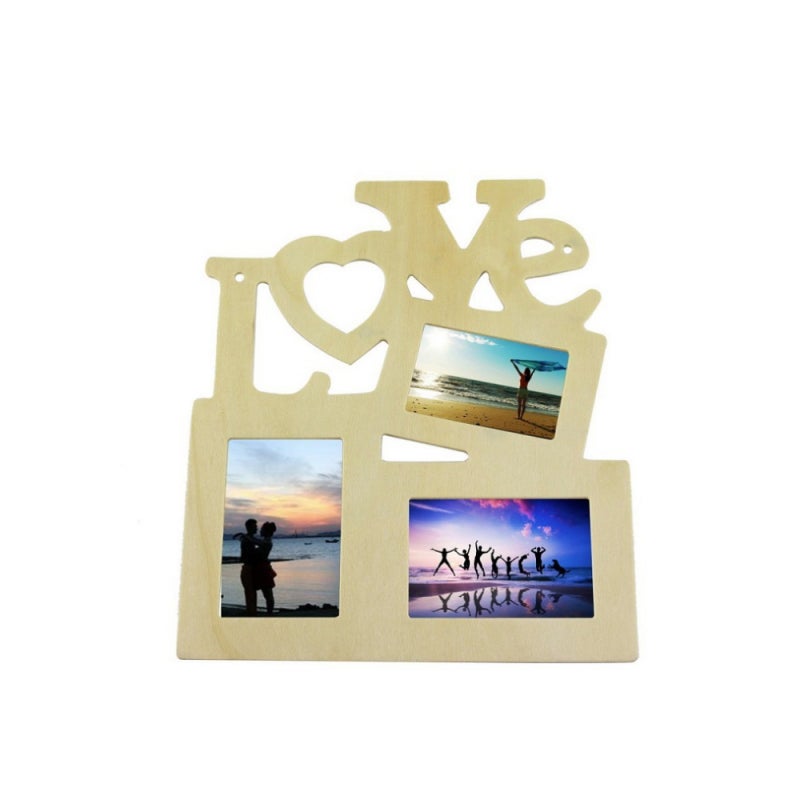 3-Photo Frame Creative Display - Fade-Resistant Durable Material for Home Decor DIY Projects - Image 2