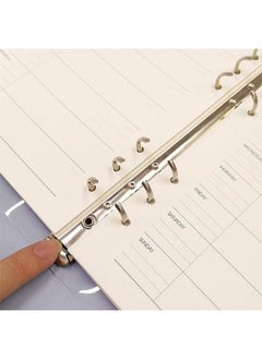 Generic A5 Clear Binder Cover 6 Hole Ring Binder  - Image 4