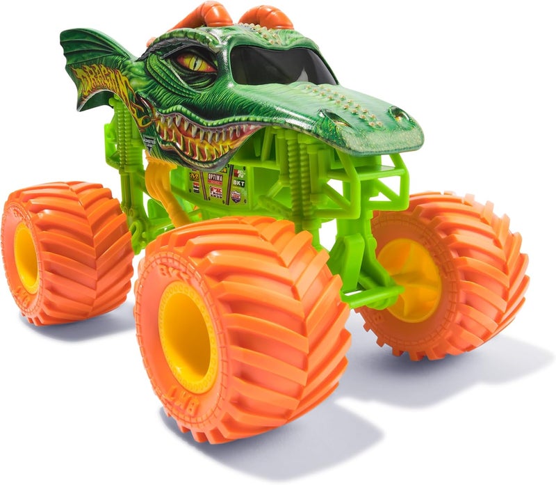 Monster Jam Universal design Dragon 1:24 Scale Monster Truck, Official Die-Cast Vehicle with BKT Rubber Tyres and Suspension, Collectible Toy for Kids Aged 3 Years and Up Upgraded general material - Image 2
