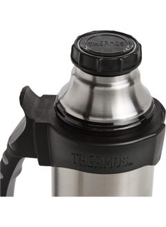 THERMOS Thermos The Rock Vacuum Insulated 1 Liter Beverage Bottle, stainless steel/black, 1.1 quart (2510TRI2)  - Image 4