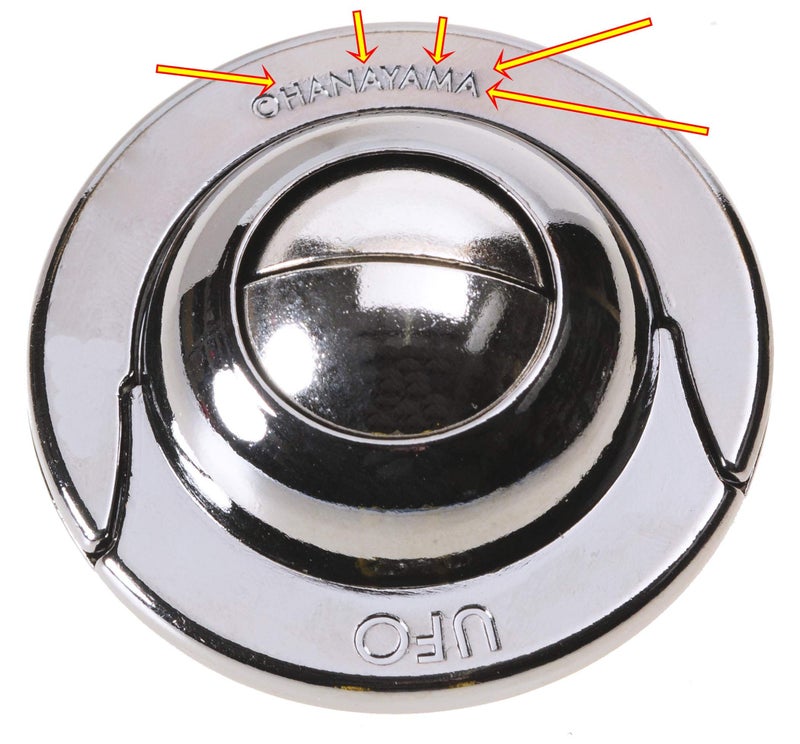 Bepuzzled UFO Hanayama Brain Teaser Puzzle, New 2019 Release, Level 4 Difficulty Rating, RED Velveteen Drawstring Pouch, Bundled - Image 2