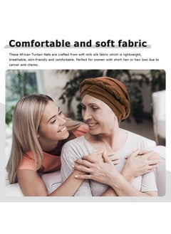 African Women Turban Caps Beanie Twist Headscarf Pre-Tied Twisted Braid Hair Cover Wrap Hat Headwraps For Black Women Chemo Cancer Cap - pzsku/Z932412709FB887E86027Z/45/_/1735214553/280fac19-56c0-46c9-a11e-fccdc5d7fce0