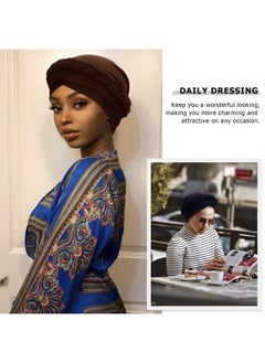 African Women Turban Caps Beanie Twist Headscarf Pre-Tied Twisted Braid Hair Cover Wrap Hat Headwraps For Black Women Chemo Cancer Cap - pzsku/Z932412709FB887E86027Z/45/_/1735214555/10c1901f-183b-46c6-8098-ccf623b89873