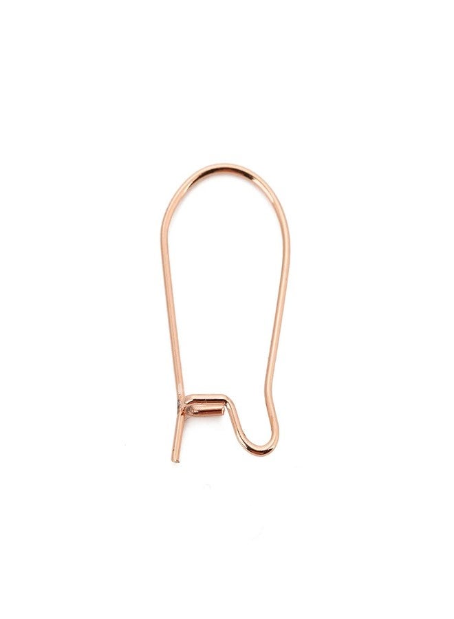 Excellentcrafts Kidney Hooks for Earring Jewellery Making (Pack of 10 Pairs) (10x18mm, Rose Gold) - Image 4