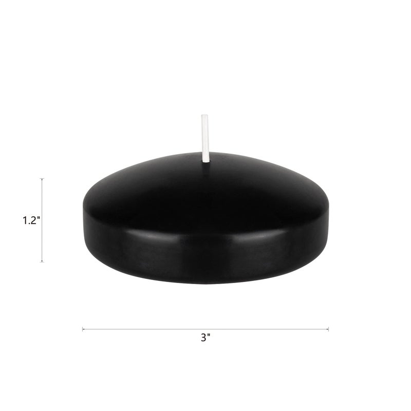 ميجا كاندلز شموع عائمة على شكل قرص مكونة من 12 قطعة طراز CGA064-BK-12 - Image 2