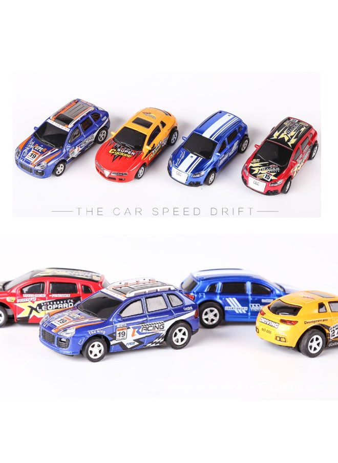 Generic Kids Cans Mini Electric 2.4G Wireless Drift Racing Model Boy Canned Remote Control Car Toy-Color:Blue A6-Proportion:1:64  - Image 3