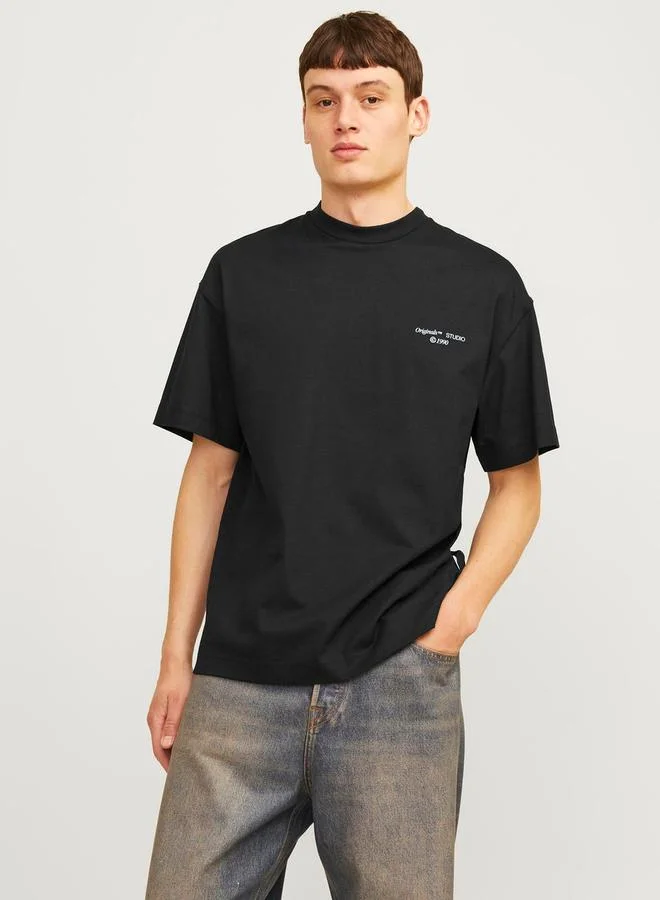 JACK & JONES Oversized Back Graphic Print T-Shirt