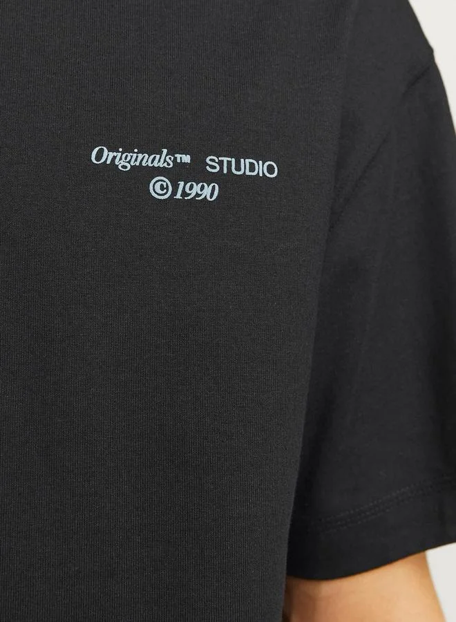 JACK & JONES Oversized Back Graphic Print T-Shirt