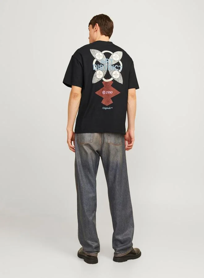 JACK & JONES Oversized Back Graphic Print T-Shirt