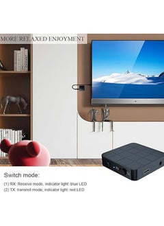 General Bluetooth 5.0 2-in-1 Audio Transmitter Receiver TV Computer Speaker Adapter 0.138" RCA AUX Bluetooth Wireless Audio Adapter for Home Stereo PC Mobile  - Image 2