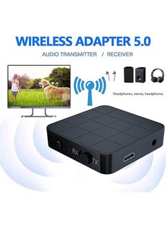 General Bluetooth 5.0 2-in-1 Audio Transmitter Receiver TV Computer Speaker Adapter 0.138" RCA AUX Bluetooth Wireless Audio Adapter for Home Stereo PC Mobile  - Image 3