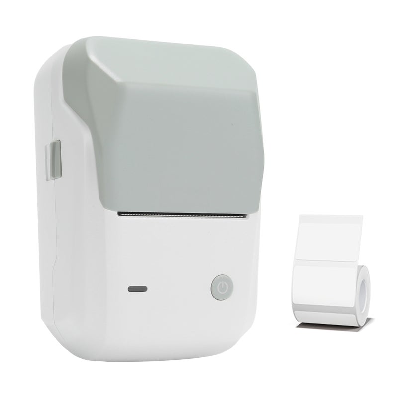 NIIMBOT B1 Label Maker Machine Mini Pocket Thermal Label Printer All in One BT Connect Price Tag DIY Date Journal Study Sticker Labeling Machine with 50*30mm Label Roll Compatible with iOS Android - Image 1