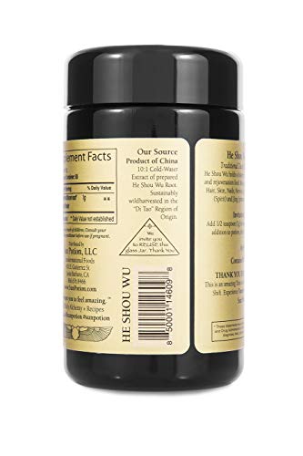 Sun Potion He Shou Wu (Wildcrafted) - Rejuvenation Tonic (80g) - Image 3