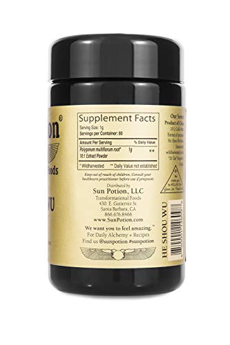 Sun Potion He Shou Wu (Wildcrafted) - Rejuvenation Tonic (80g) - Image 2