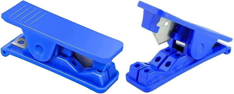 MAXAIR Tube Cutter for PU, PE, PTFE, Plastic, Nylon, Drip TUBING - Portable ABS Shell with S. S. Blade Accurate Cutting (PACK OF 2PCS) 3mm to 19mm OD Tube - Image 1