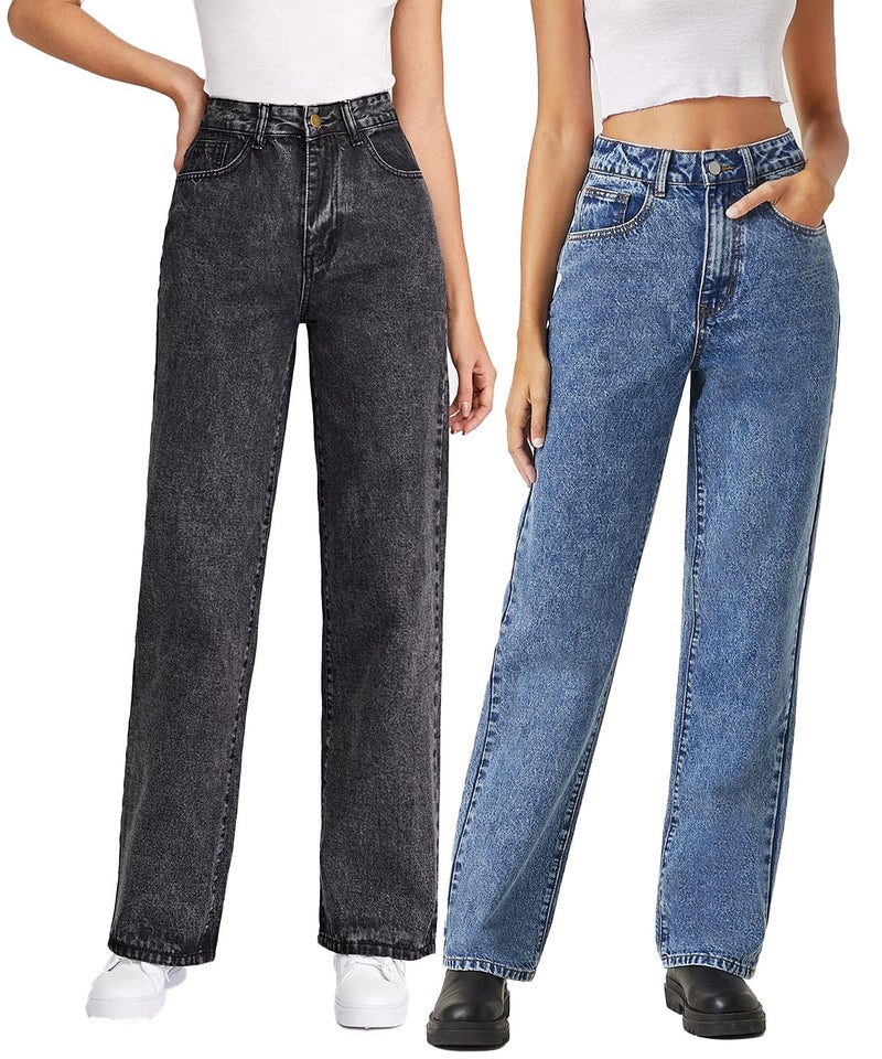 KOTTY Women Regular High Rise Multicolor Jeans (Pack of 2) - Image 1