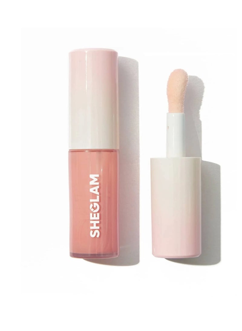 SHEGLAM HOT GOSS PLUMPING LIP GLOSS OH EM GEE Beige - Image 1