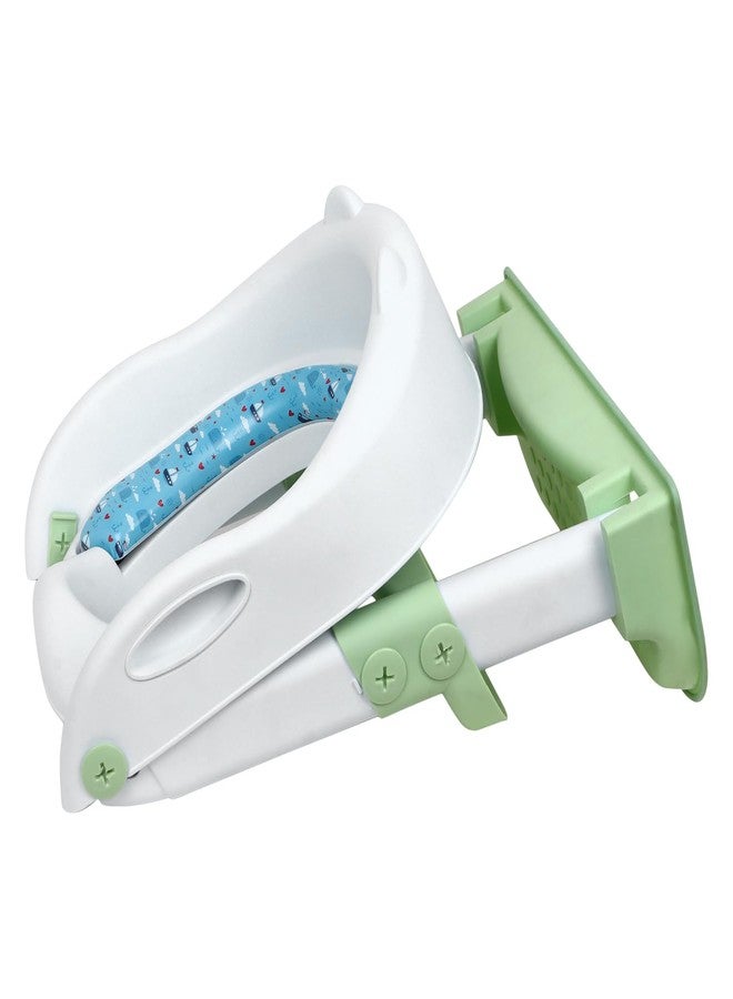 Merish Baby Potty Training Seat with Step Stool Ladder Potty Training Toilet for Kids Boys Girls Comfortable Safe Potty Seat with Anti-Slip Pads Ladder - Image 2