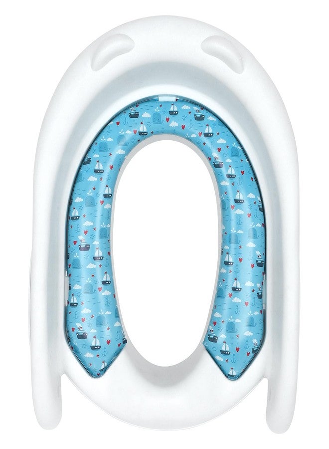 Merish Baby Potty Training Seat with Step Stool Ladder Potty Training Toilet for Kids Boys Girls Comfortable Safe Potty Seat with Anti-Slip Pads Ladder - Image 3