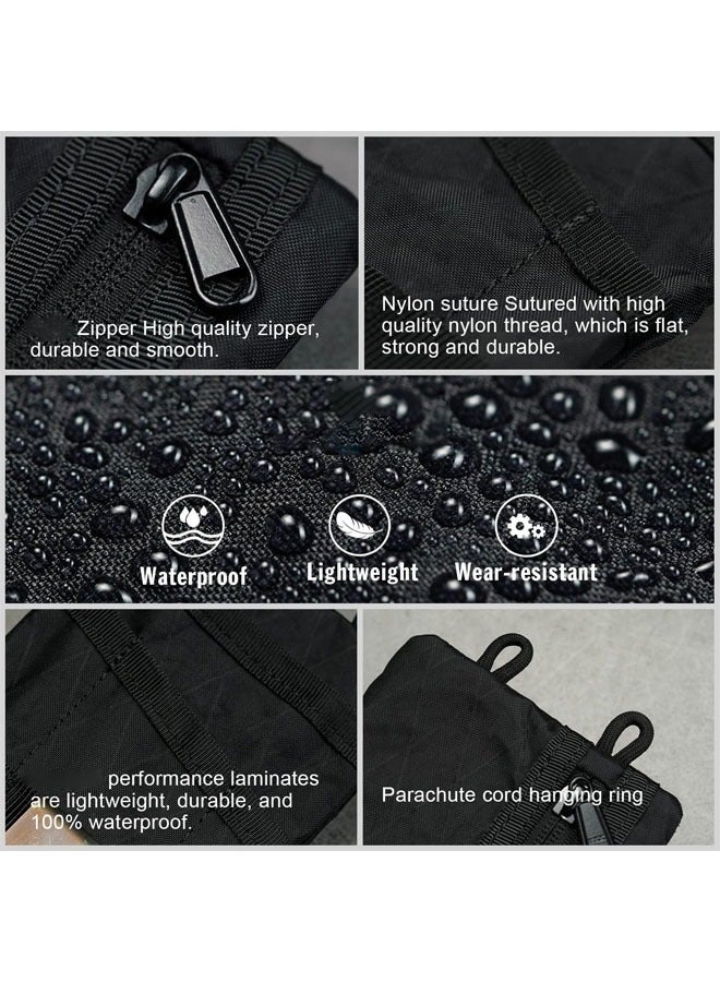 Belt Tool Pouch Holster, Multitool Pouch for Everyday Carry, Tool Pocket Organizer for Men, Pocket Organizer Storage EDC Gears, Best Gift to Keep Organized, Hold Your Flashlight, Pocket Knife, Tactical Pen, Notebook（Including Shoulder Straps） - Image 4