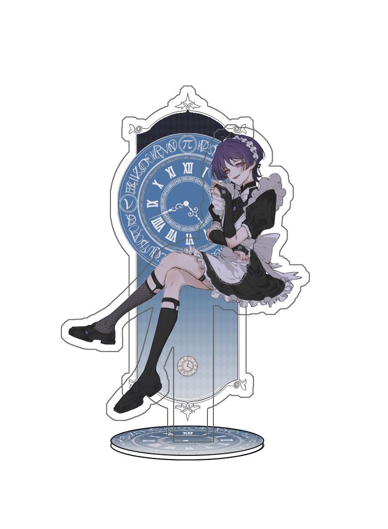 Genshin Impact Stand Figure Acrylic Ornaments Stand Model Collections Peripheral Statue Card Character Proof Series Transparent Figure Model Fans Decoration Collection Desk Decor Toys Cute(6pcs)  - Image 2