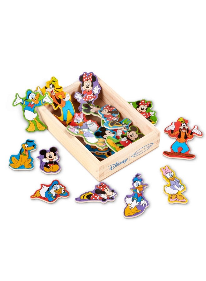 ميليسا آند دوج مغناطيسات خشبية لشخصية ميكي ماوس من ميليسا آند دوغ (20 قطعة) - مغناطيسات ثلاجة لطيفة للأطفال الصغار من عمر سنتين فما فوق - Image 1