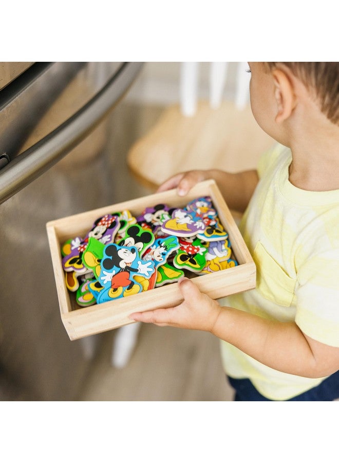 ميليسا آند دوج مغناطيسات خشبية لشخصية ميكي ماوس من ميليسا آند دوغ (20 قطعة) - مغناطيسات ثلاجة لطيفة للأطفال الصغار من عمر سنتين فما فوق - Image 3