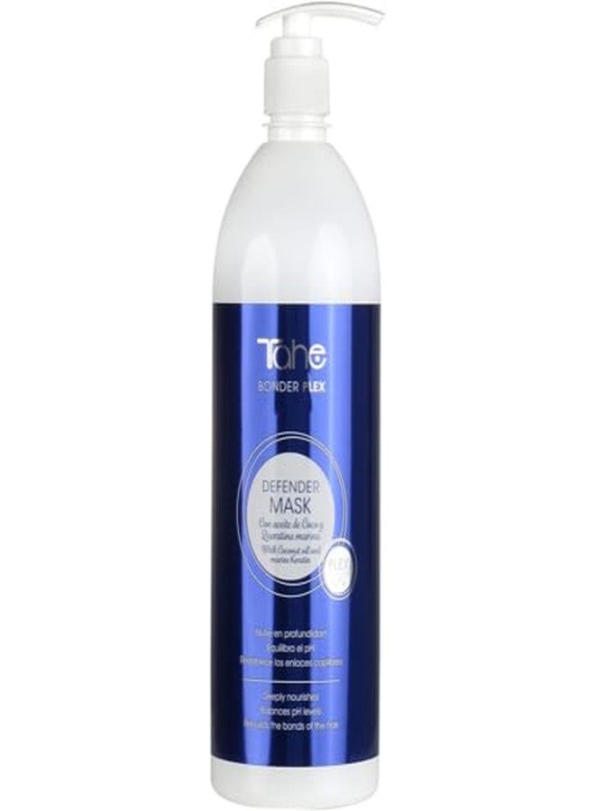 Tahe Defender Kit - Shampoo 1000ml + Mask 1000ml For Blonde Hair, With Coconut Oil and Marine Keratin - Image 5