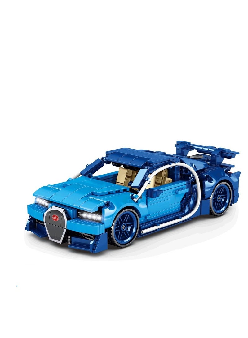 Sembo 8252 - Dragon car building blocks - 690 pcs - Blue - Image 1