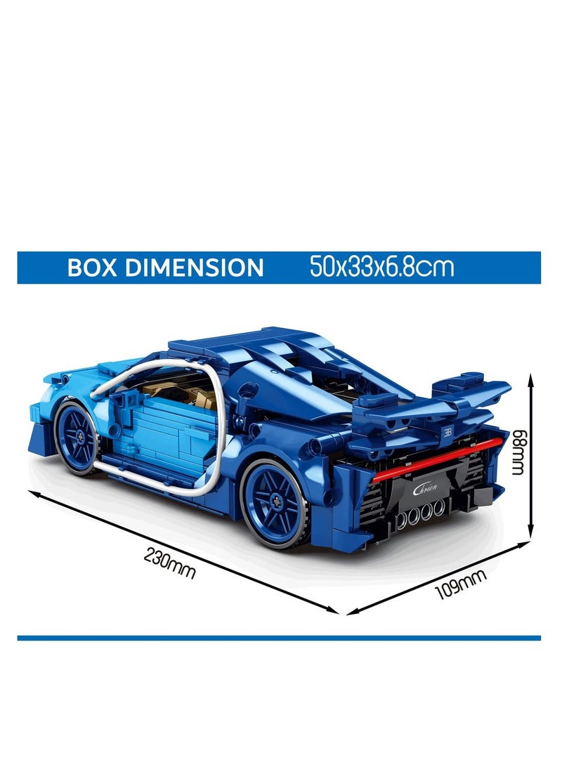 Sembo 8252 - Dragon car building blocks - 690 pcs - Blue - Image 2